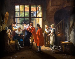 Die Cancans bei der Pförtnerin