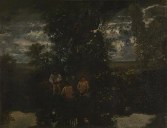 Mondschein. Die Badenden, 1860er