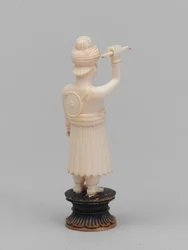 Schwarzer Bauer, Schachfigur, Indien