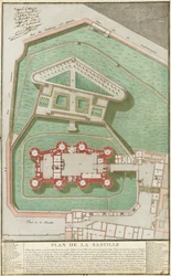 Plan der Bastille, 1792