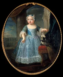 Porträt von Louise Marie von Frankreich, genannt Madame, dritte Tochter von Ludwig XV. Gemälde von Pierre Gobert, 18. Jahrhundert