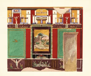 Speisesaal im Casa di Orfeo oder Haus des Orpheus, Pompeji