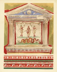 Hauslararium im Haus der Vettii, Pompeji
