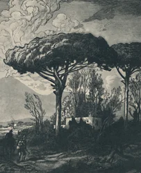Der Vesuv von Pompeji, 1919
