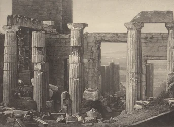 Griechenland. Die Propyläen in Athen
