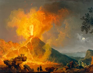 Ausbruch des Vesuvs (Detail)