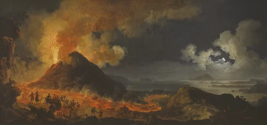 Der Ausbruch des Vesuvs, 1771