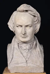 Büste des 35-jährigen Victor Hugo (1802-85), 1837