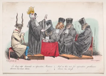 Und in diesem Trennungsprozess, meine Herren, beachten Sie zwei Dinge aus Metamorphosen des D..., 1829