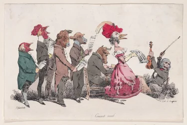 Vokalkonzert aus Metamorphosen des Tages, 1829