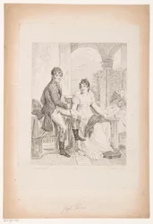 Porträt von Moritz von Fries und seiner Frau