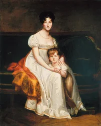 Porträt einer Dame, angeblich Louise Catherine Eleonore de la Plaigne, 1814