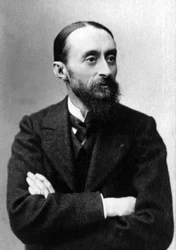 Fernand Anne Piestre Cormon (1845-1924) Maler der französischen Schule, fotografiert von Pierre Petit um 1870-1890, aus der Sammlung Felix Potin, 500 zeitgenössische Berühmtheiten, Frankreich Malerei