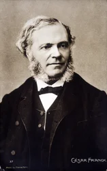 Porträt von César Franck, französischer Komponist und Organist belgischer Herkunft (1822-1890).