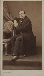 Porträt des Dichters Théodore de Banville 1823-1891