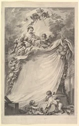 Diplom der Freimaurer von Bordeaux, 1765-66