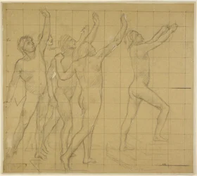 Studie für das Halbrund der Sorbonne (Literatur, Wissenschaften und Künste)