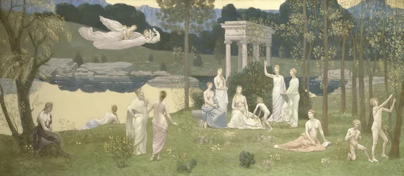 Der heilige Hain, geliebt von den Künsten und den Musen, 1884-1889