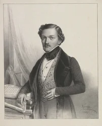 Porträt des Sängers Gilbert-Louis Duprez