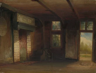 Innenraum des Zar Peter Hauses in Zaandam
