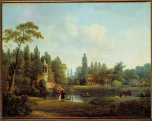 Das Dorf des kleinen Trianon in Versailles