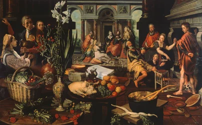 Christus im Haus von Martha und Maria