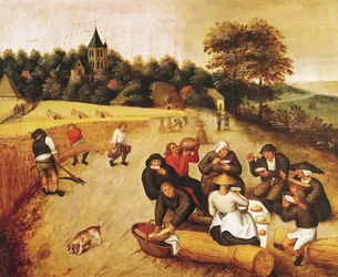 Das Mahl der Erntearbeiter