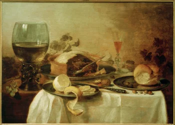 Stillleben mit Pastete