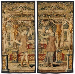 Vertumnus und Pomona: Vertumnus verwandelt in einen Bauern, um 1550