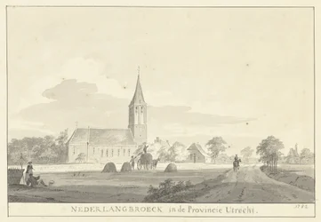 Ansicht des Dorfes Nederlangbroek