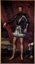 Ganzkörperporträt von Francois de Lorraine, Herzog von Guise