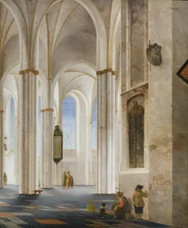 Das Innere der Buurkerk in Utrecht