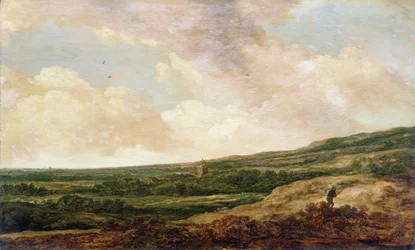Landschaft mit einem Jäger