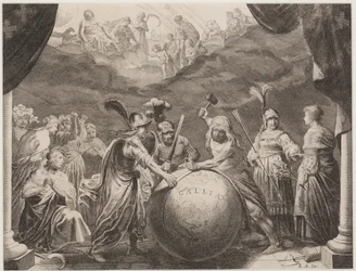 Herkules stellt Gallia wieder her