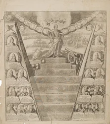 Die Apotheose von Peters militärischem Ruhm, 1717