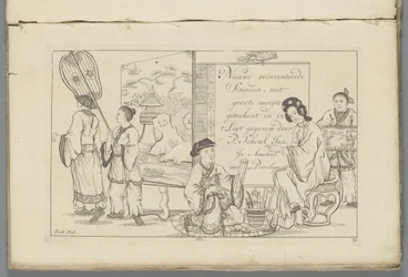 Chinesischer Zeichner und andere chinesische Figuren