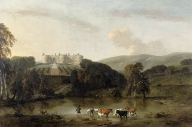 Chirk Castle von Norden, 1704-1734