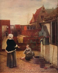 Ein holländischer Innenhof, um 1658, 1911