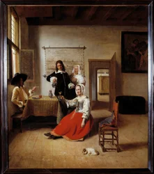 Die Trinkerin (Gemälde von Pieter de Hooch, 1658)