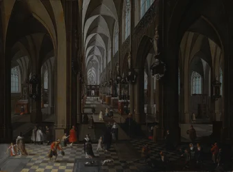 Innenraum der Kathedrale von Antwerpen, 1651