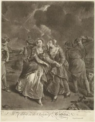 Schauspielerin Susannah Maria Cibber in der Rolle der Cordelia