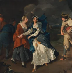 Mrs. Cibber als Cordelia