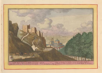 Ansicht der Alcazaba und der Kathedrale von Granada