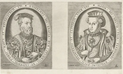 Porträts von Wilhelm II., Herzog von Geldern, und Maria von Österreich, Herzogin von Geldern