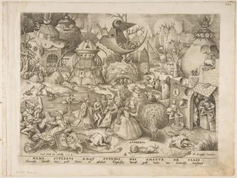 Stolz (Superbia) aus Die sieben Todsünden, 1558