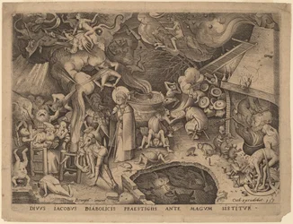 Sankt Jakob und der Magier Hermogenes