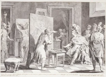 Alexander der Große im Atelier von Apelles