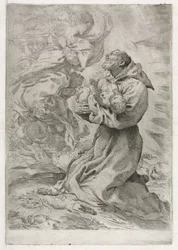 Die Vision des heiligen Franziskus von Assisi, 1590