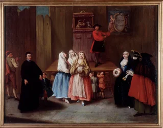 Ein Puppenspiel in Venedig