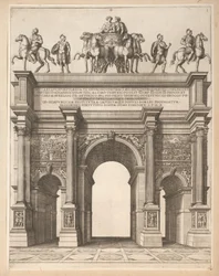 Bogen des Septimius Severus in Rom